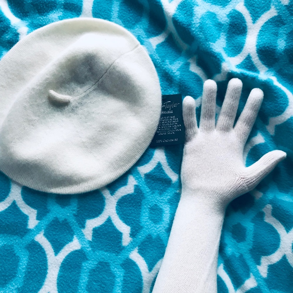 Cashmere Hat & Glove Set